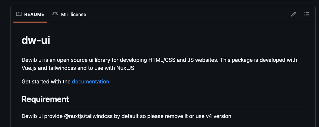 DW UI — UI Library for Nuxt 2